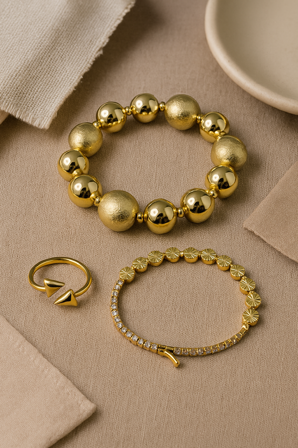 Golden Orb Bracelet