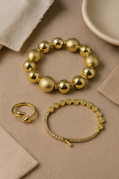Golden Orb Bracelet