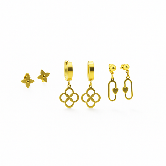 Trendy Earrings Set