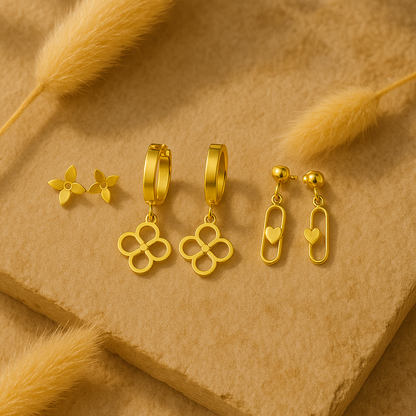 Trendy Earrings Set