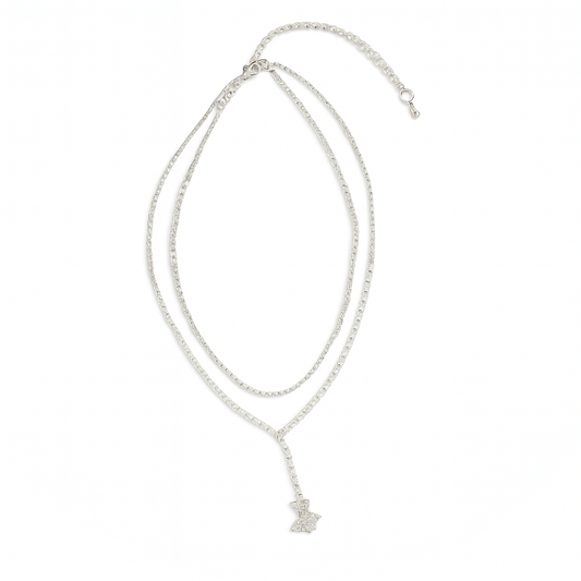 Crystal Butterfly Anklet