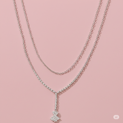 Crystal Butterfly Anklet