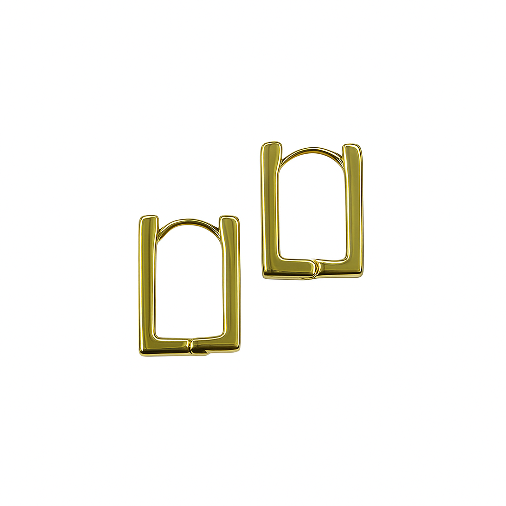 Hollow Rectangle Earrings