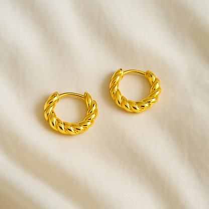 Braided Hoop Earrings
