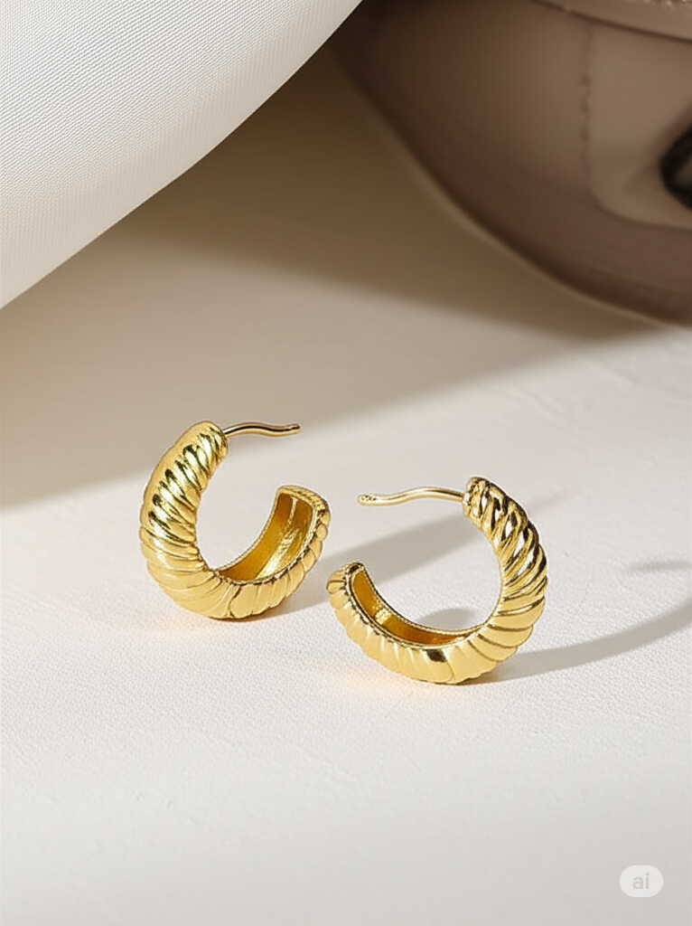 Ribbed Hoops