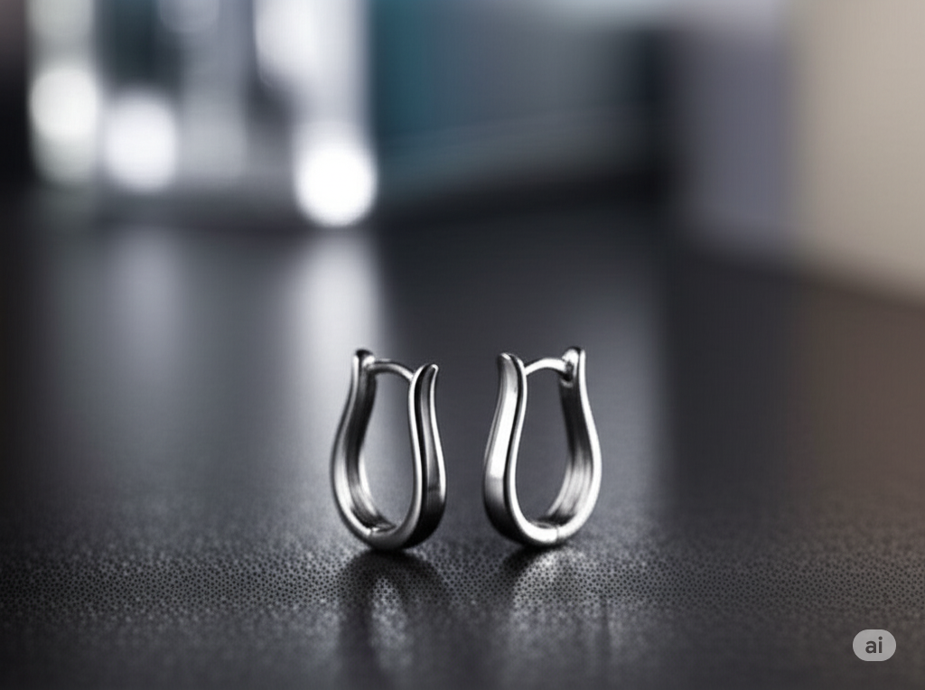 Curved Spoon Earrings