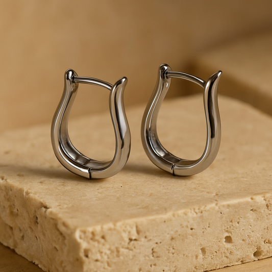 Curved Spoon Earrings