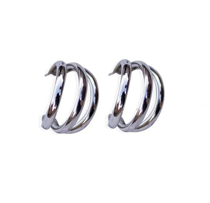 Stacked Curve Earrings