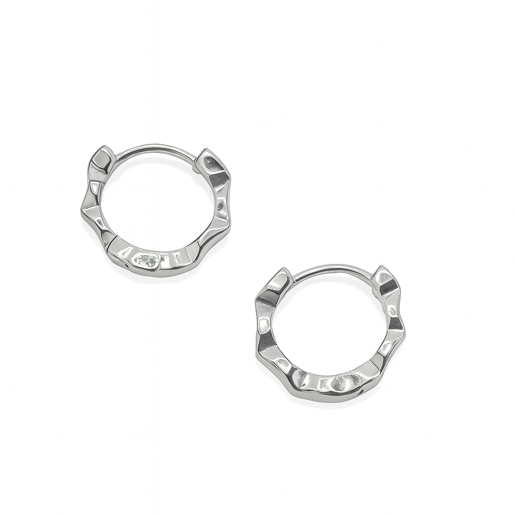 Interlink Hoop Earrings