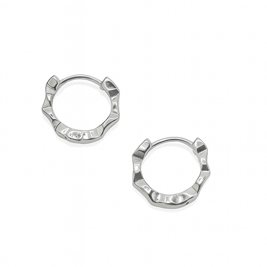 Interlink Hoop Earrings