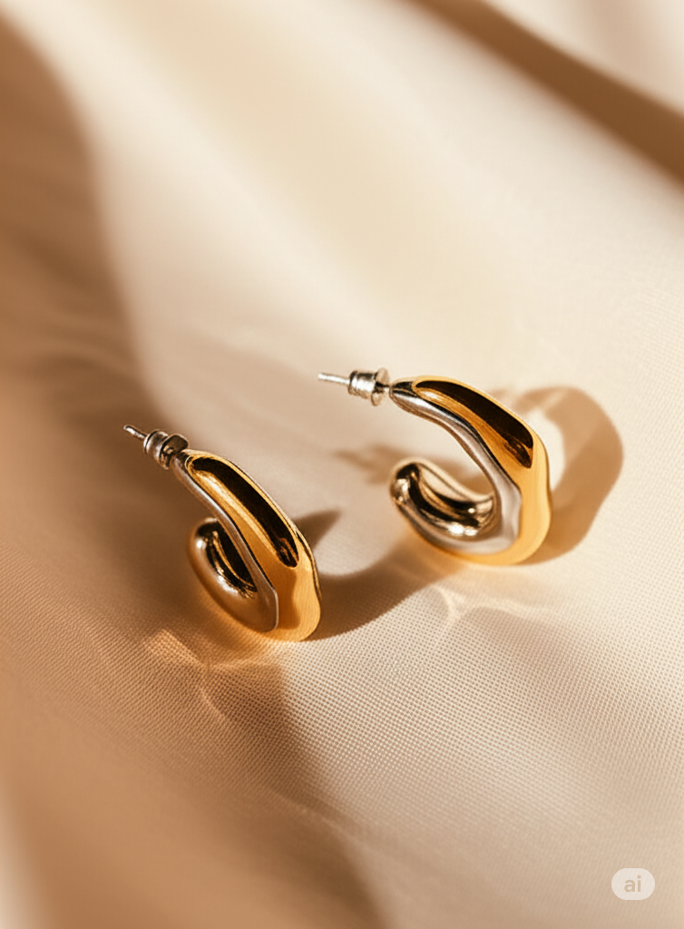Gemini Swirl Hoops