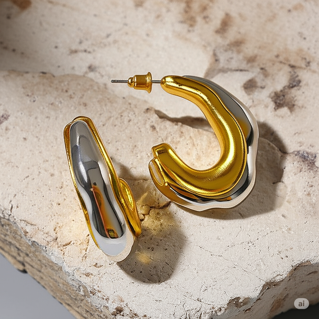 Gemini Swirl Hoops