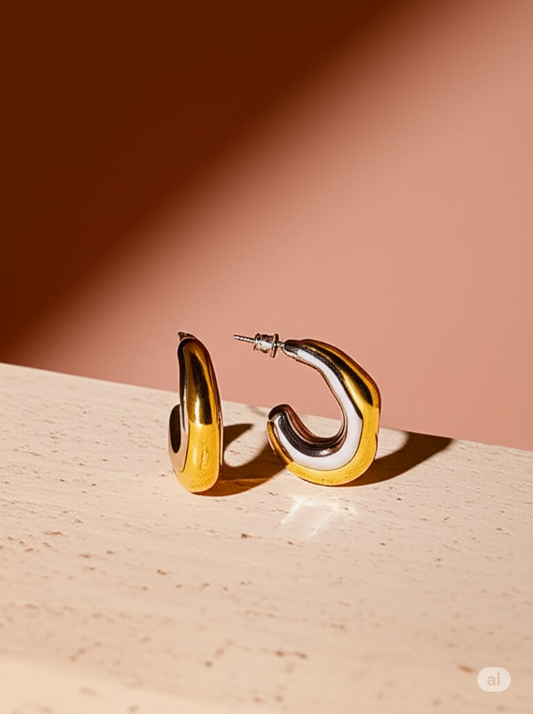 Gemini Swirl Hoops