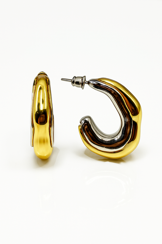 Gemini Swirl Hoops