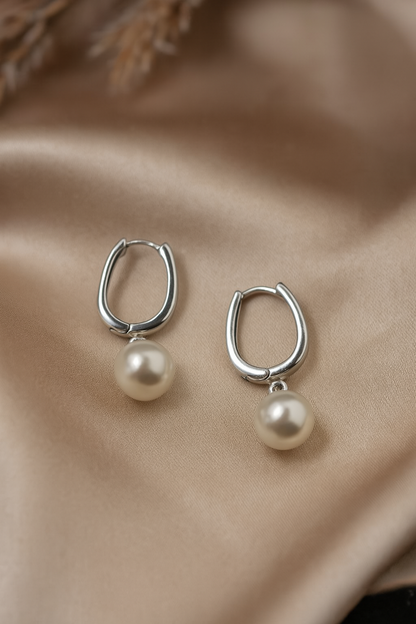 Serene Pearl Drop Earrings