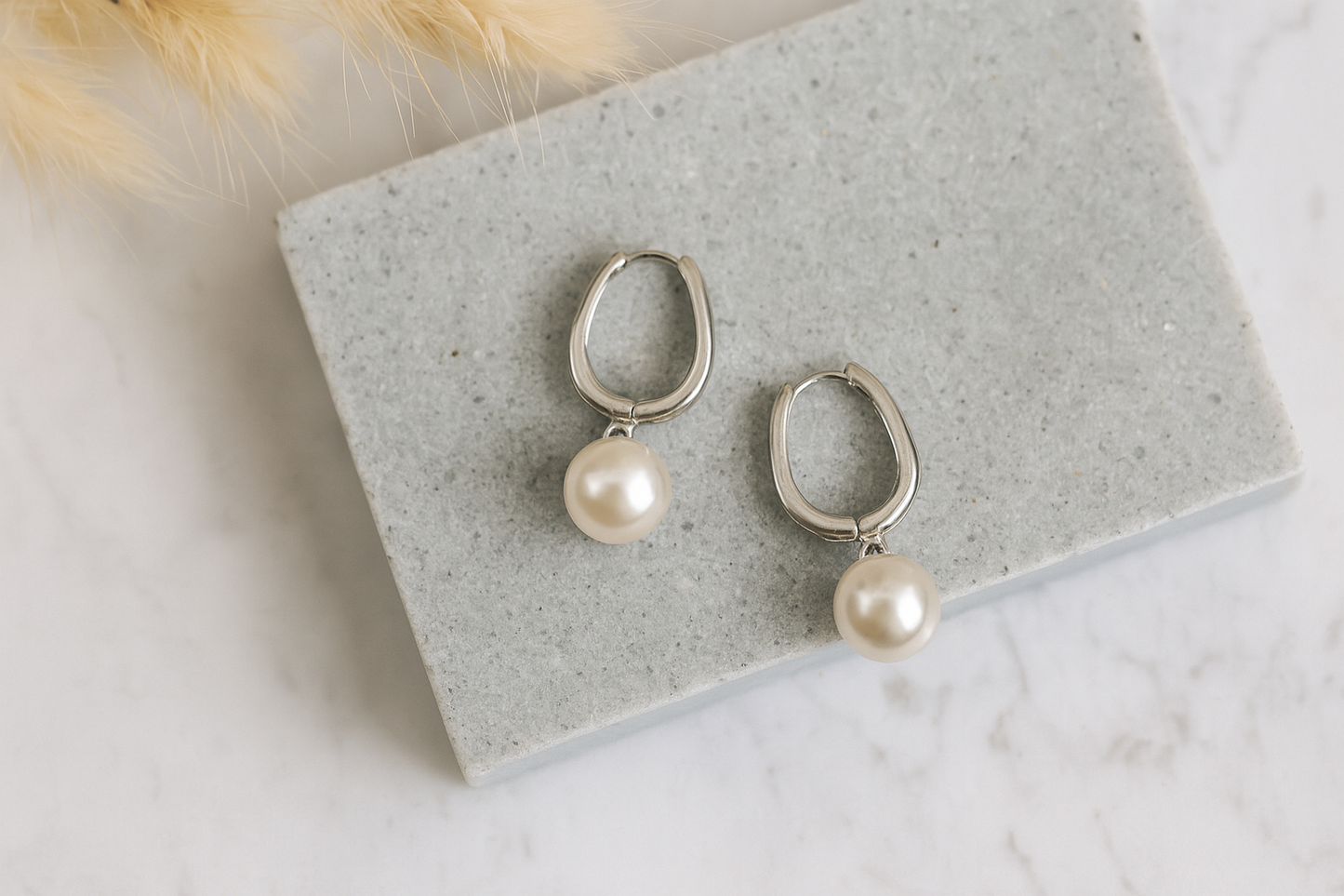 Serene Pearl Drop Earrings