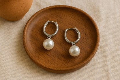 Serene Pearl Drop Earrings