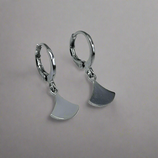 Triangle drop earrings for women – Peppy Pink