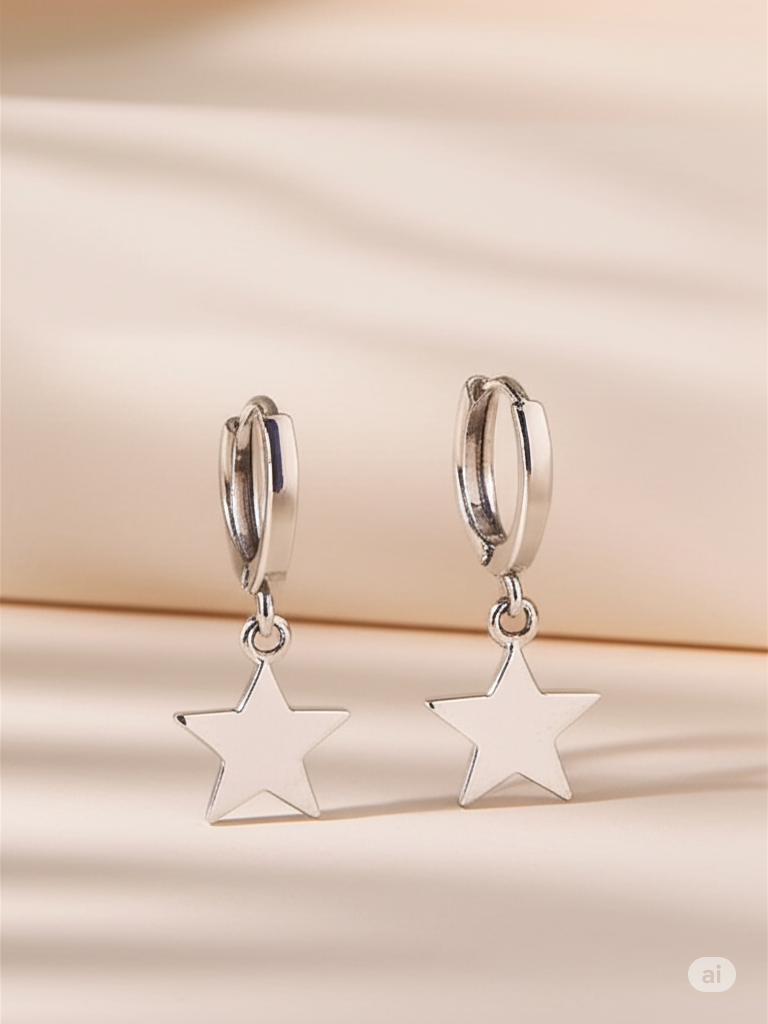 Dangle Star Earrings