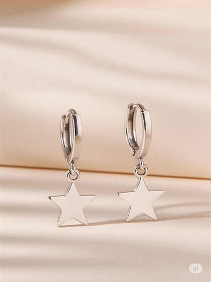 Dangle Star Earrings
