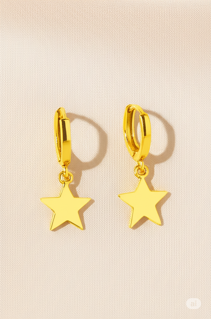 Dangle Star Earrings