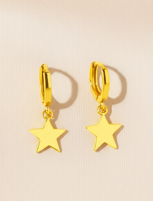 Dangle Star Earrings