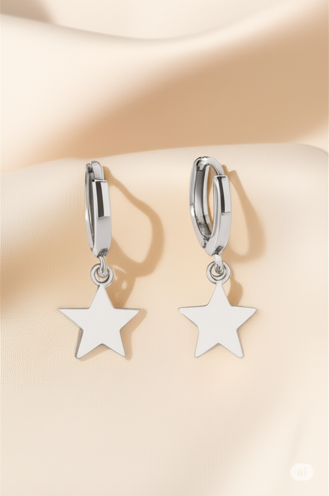 Dangle Star Earrings