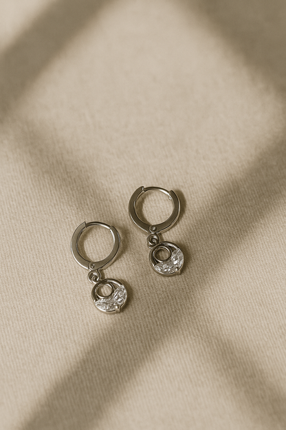 Moon & Crystal Earrings
