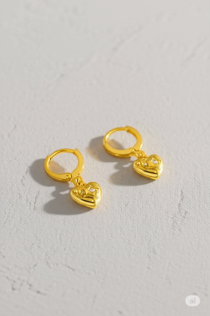 Petite Heart Hoops
