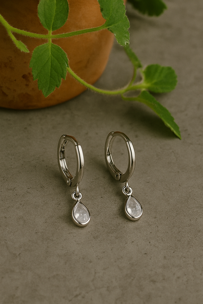 Teardrop Crystal Earrings