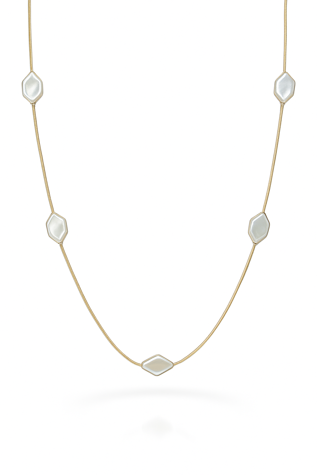 Diamond Pearl Necklace