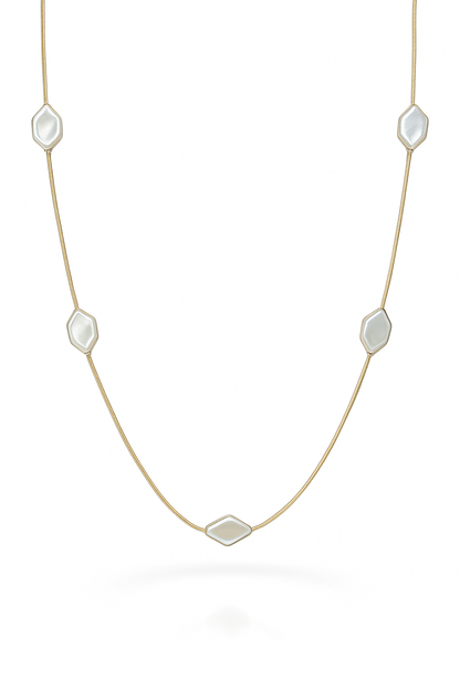 Diamond Pearl Necklace