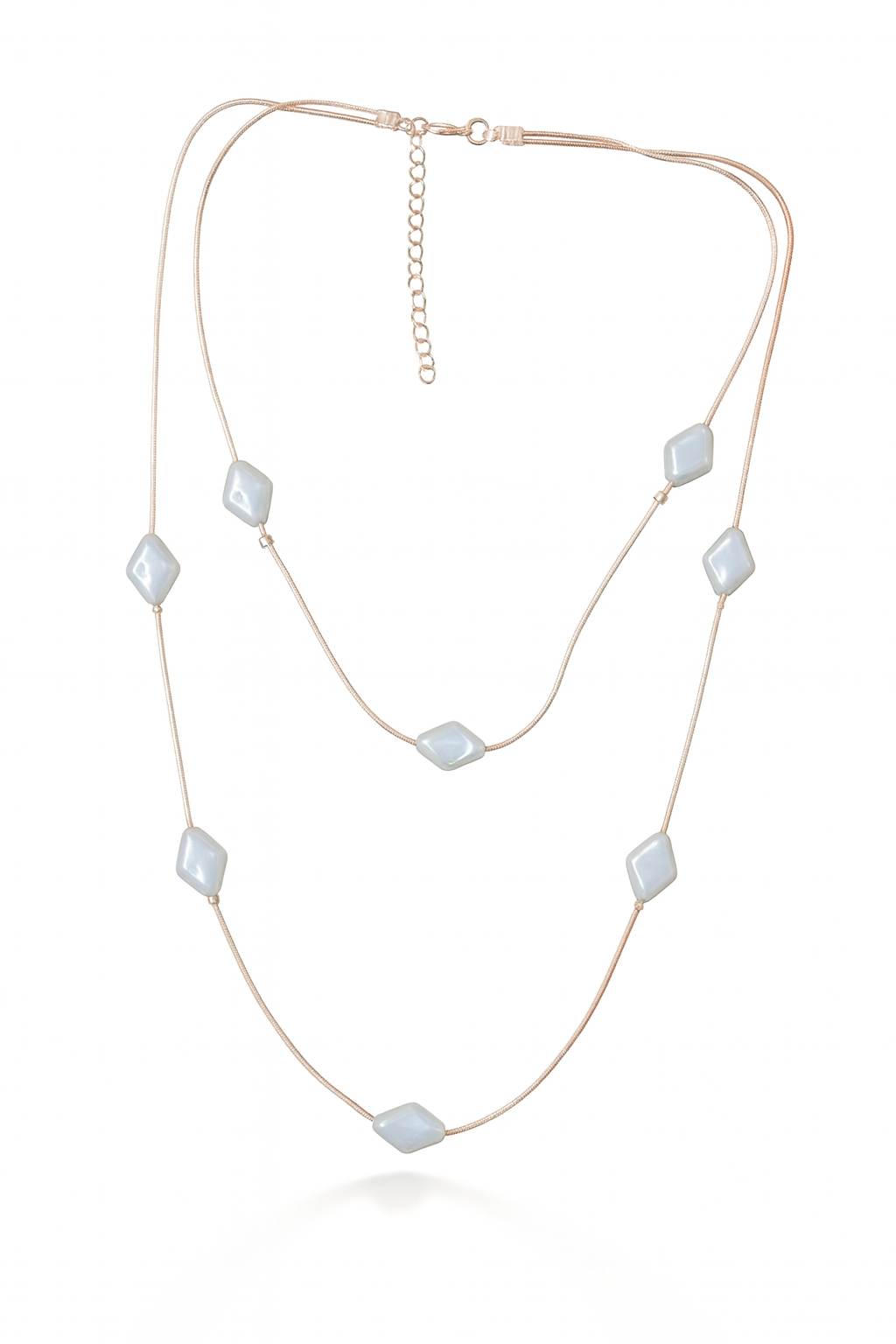 Diamond Pearl Necklace