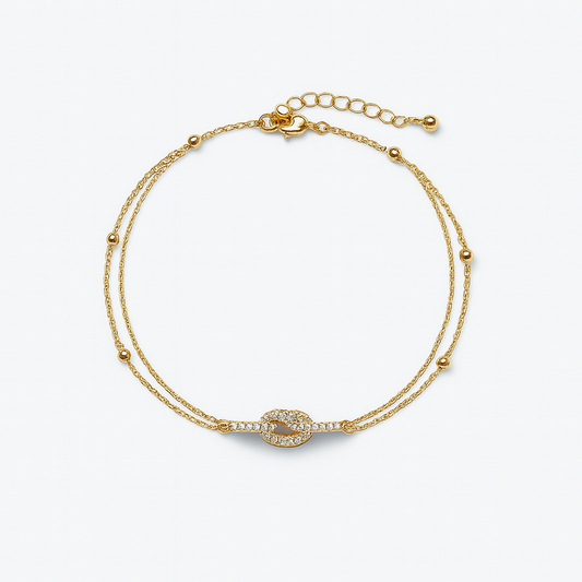 Crystal Buckle Bracelet