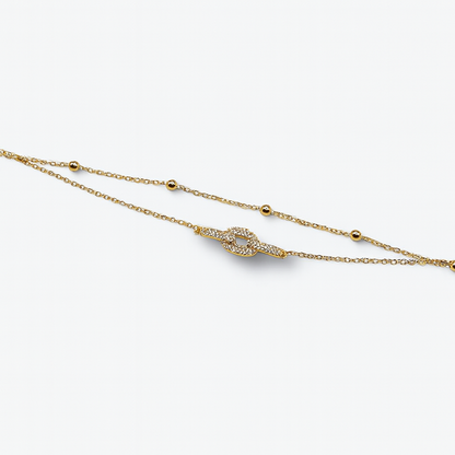 Crystal Buckle Bracelet