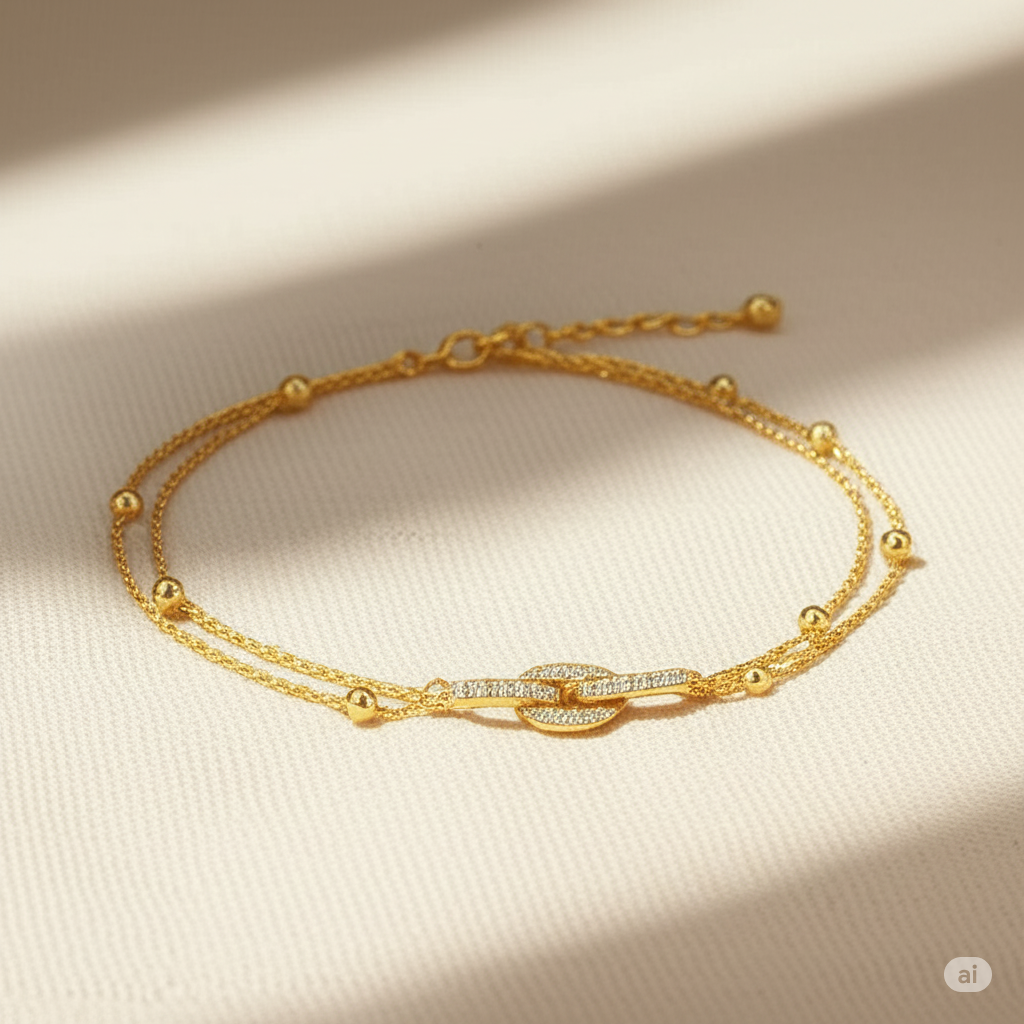 Crystal Buckle Bracelet