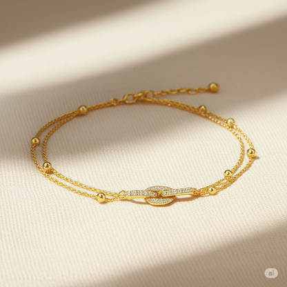 Crystal Buckle Bracelet