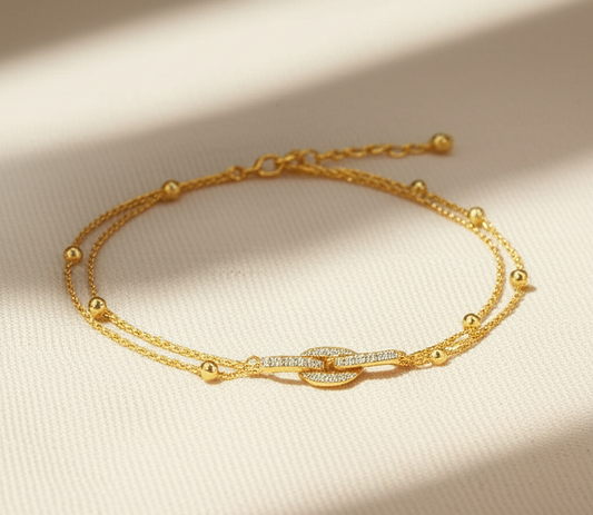 Crystal Buckle Bracelet