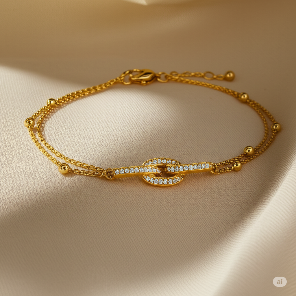 Crystal Buckle Bracelet