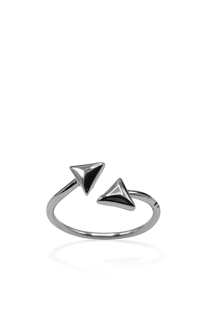 Twin Triangle Ring