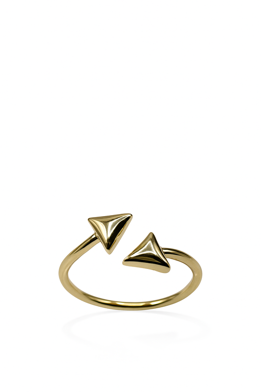 Twin Triangle Ring