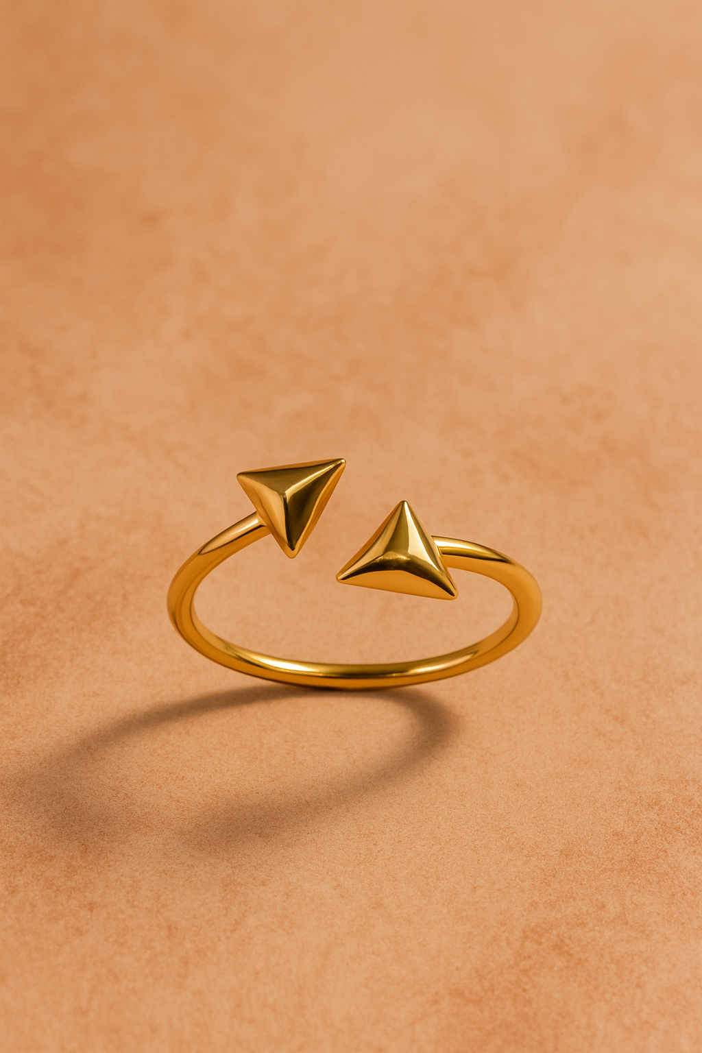 Twin Triangle Ring