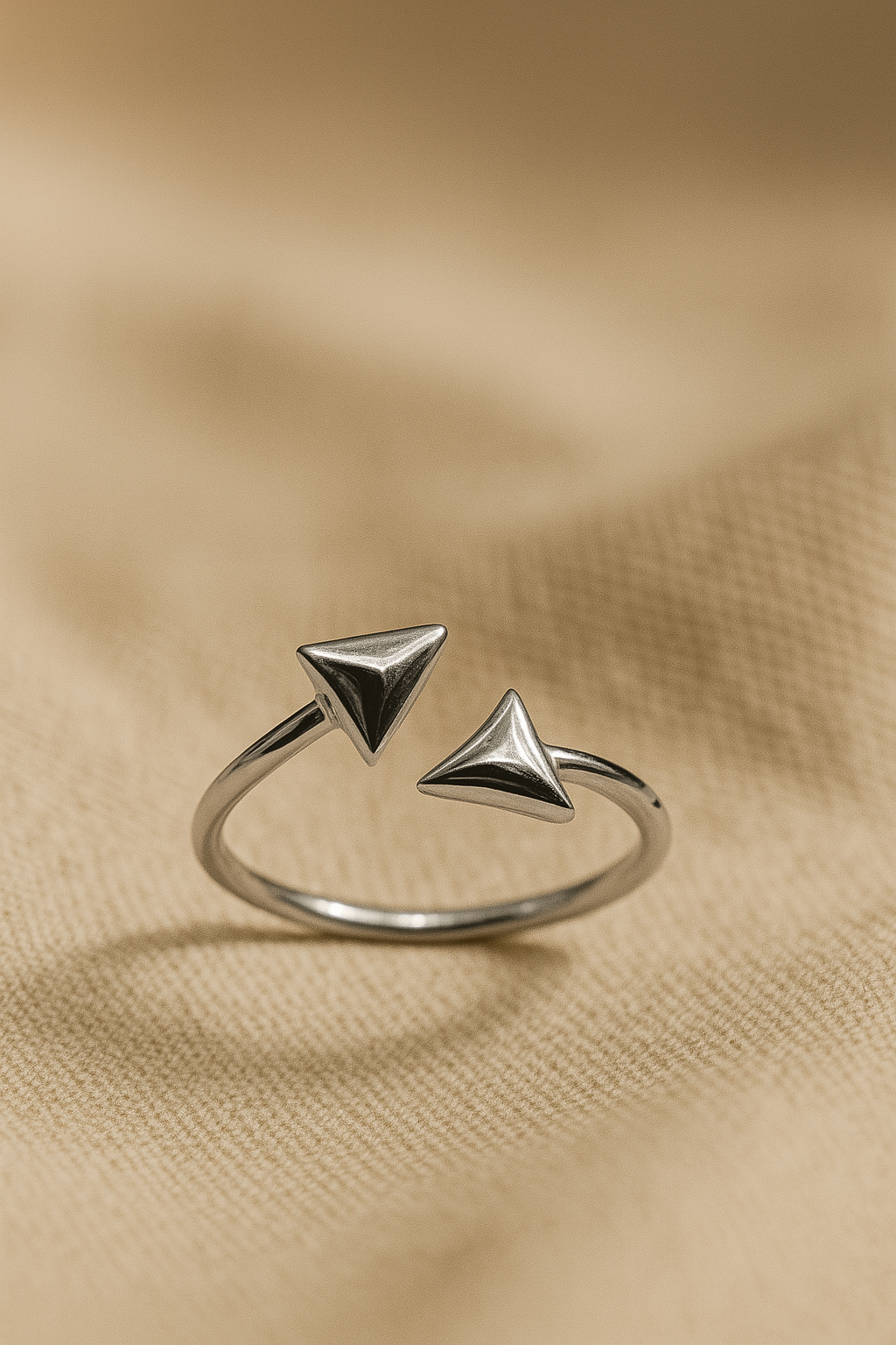 Twin Triangle Ring
