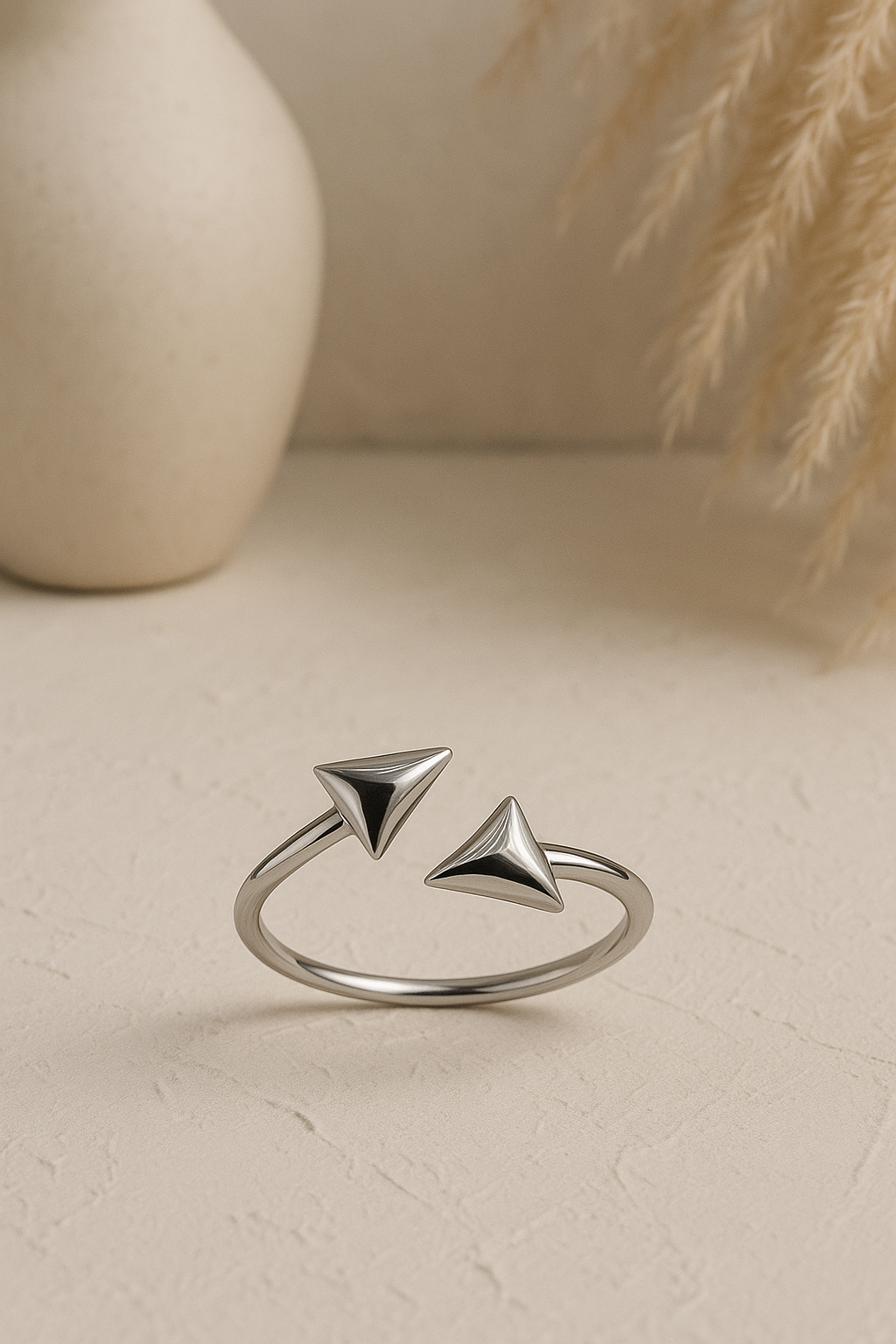 Twin Triangle Ring