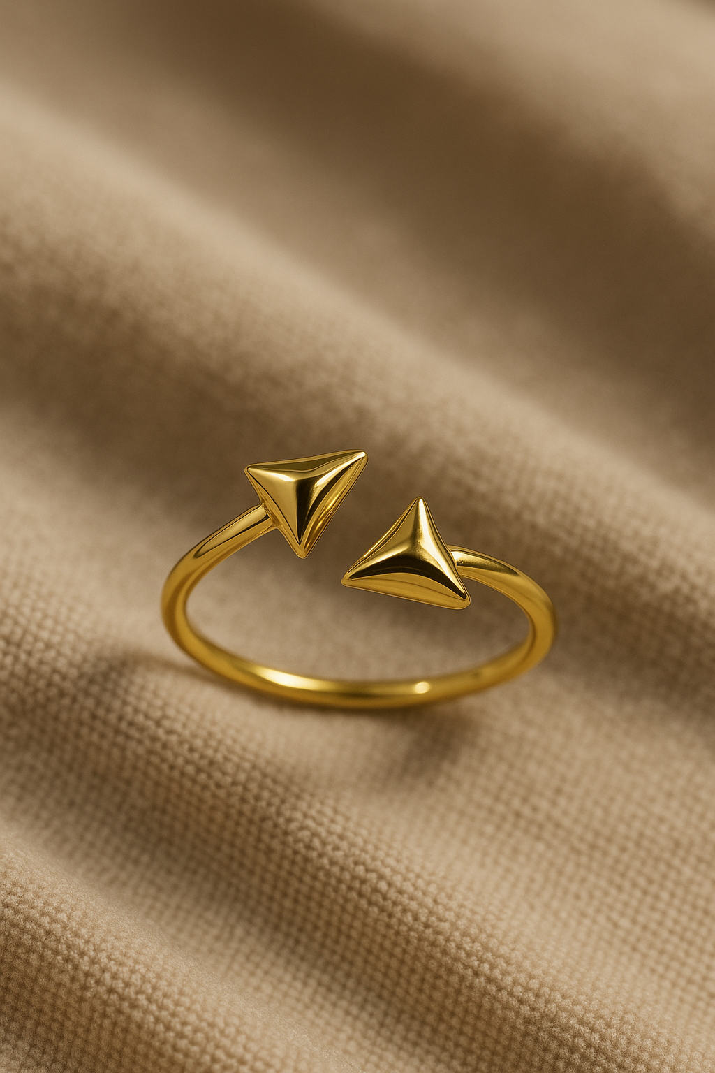 Twin Triangle Ring