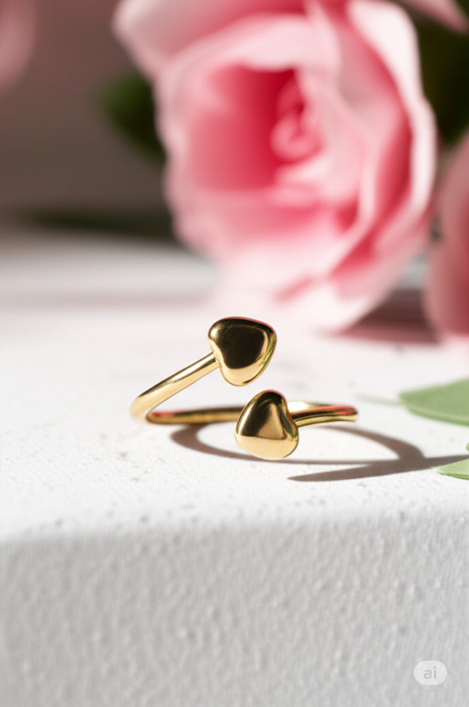 Tiny Hearts Ring