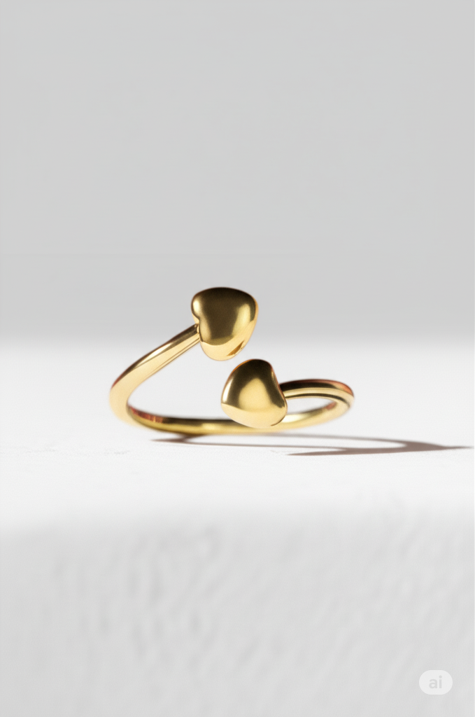 Tiny Hearts Ring