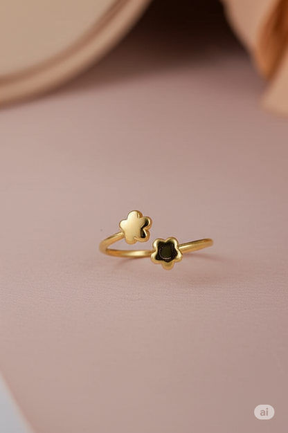 Double Clover Ring