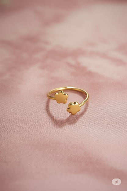 Double Clover Ring