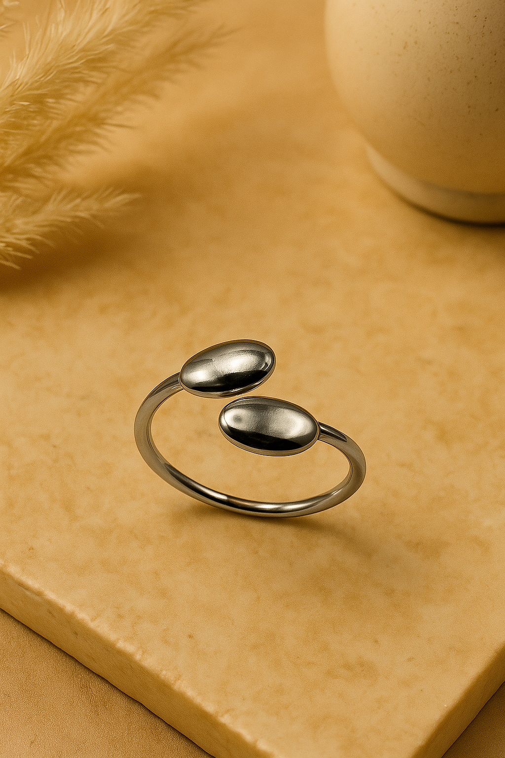 Twin Ellipse Ring